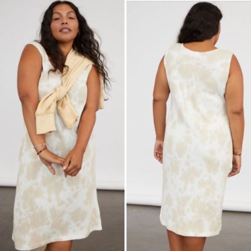NWT Anthropologie Wellesley Tie-Dye Midi Dress | 1X